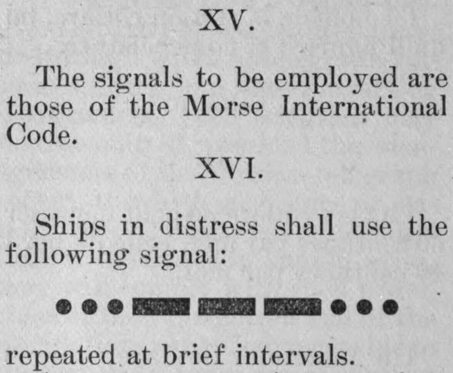 Excerpt from International Wireless Telegraph Convention (1906)