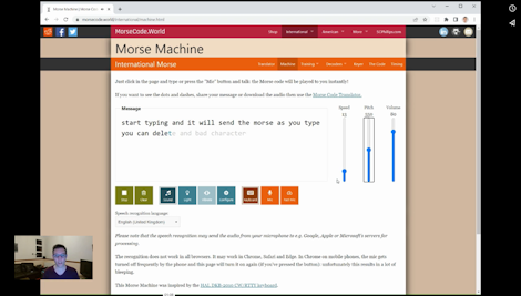Morse Machine demonstration
